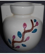 Purinton Handpainted WINGED VASE OR GREASE JAR Pussy Willow Pattern #1 - $17.46 CAD