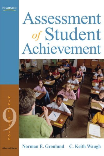 Assessment of Student Achievement (9th Edition) Gronlund, Norman E. and ... - $1.97