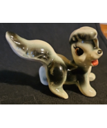 Small Porcelain Sassy Skunk with Eyelashes  Made In Japan - $16.30 CAD