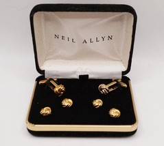 Mens Neil Allyn Gold Knot Cuffbutton Set-
show original title

Original ... - £35.33 GBP