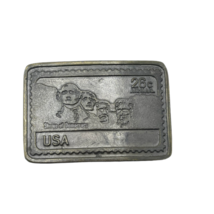 Vintage USA 26 Cent Posta Aerea Stamp da Collezione MT Rushmore Cintura Fibbia - £28.13 GBP