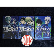 New Blue Lock Episode Nagi English Version Vol. 1-3 Manga Comic Book DHL... - $148.00