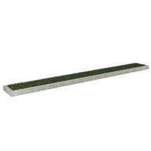 vidaXL Large Galvanized Gabion Raised Bed with Silver Finish - $3,879.73 MXN