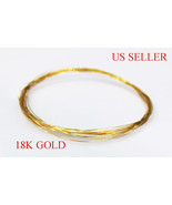 Pure 18k Solid Yellow Gold Round wire gauge 30    1&quot; , 2&quot;, 6&quot;, 12&quot;  US s... - £5.46 GBP