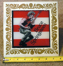 Vintage &quot;Bruce Springsteen&quot;  Carnival Mirror‐ 6 X 6  Rock &amp; Roll Memorab... - £37.54 GBP