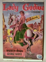 Lady Godiva Movie  Advertising  11&quot; x 8&quot;½ Print Poster with Clear Glass Frame  - $6.44