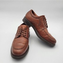 Vintage Easy Spirit Lancer Tan Leather Dress Works Men&#39;s Shoes, Size 9.5 M Italy - $37.39