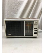 Vintage GE General Electric AM/FM Radio Walnut Grain Finish 120 Volts 7-... - $49.99