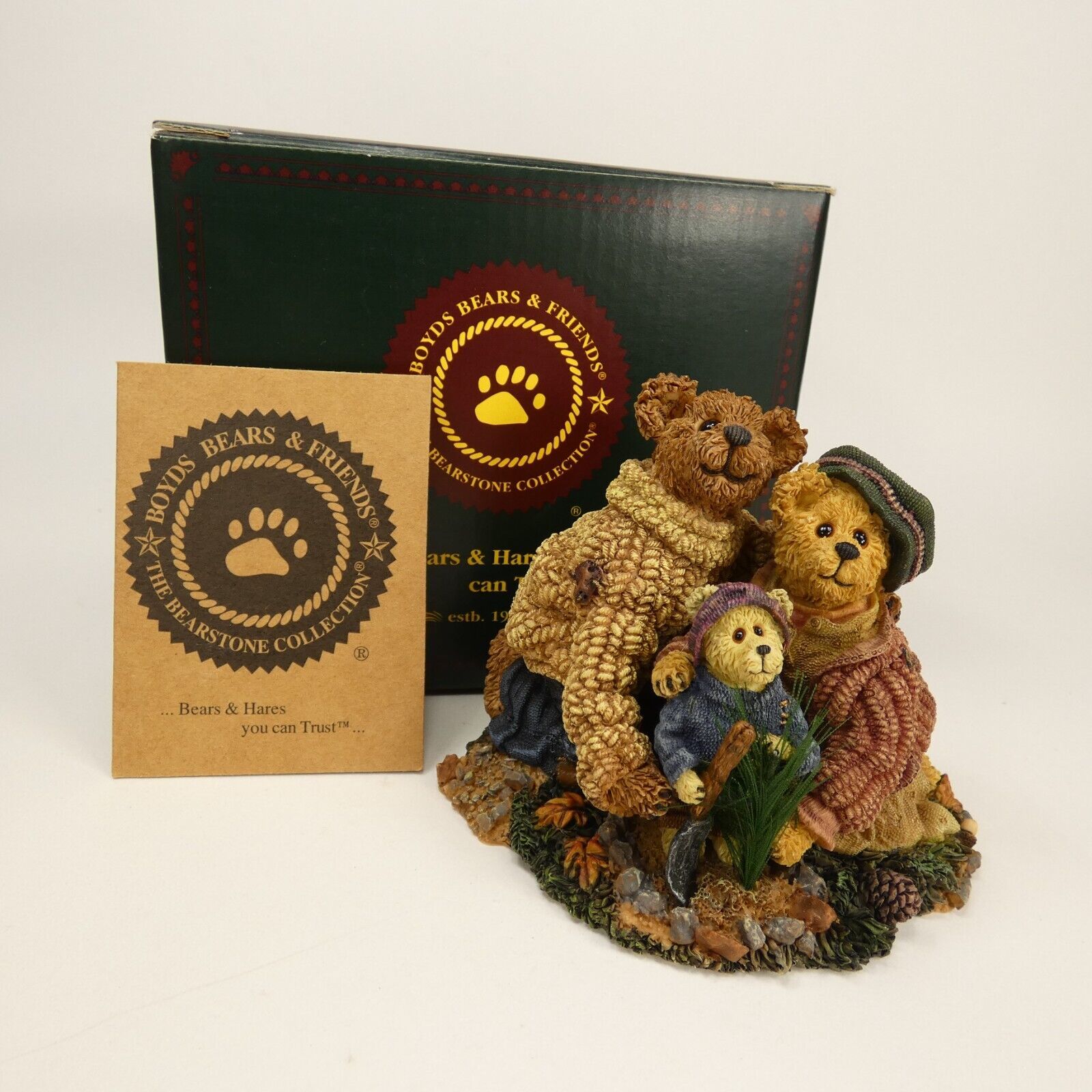 Primary image for Boyds Bears & Friends, Sephanie, John & George, Family Tree #228348, 2001 QGJY0
