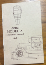 Vintage 1955 Ford Model A Restoration Manual - $10.69