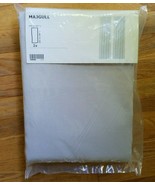 Brand New, IKEA MAJGULL Room Darkening Curtain, 1 pair, Light Gray, 57x98&quot; - £30.26 GBP