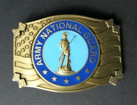 Us Army National Guard Belt Buckle 3.2 Inches Uscg - £13.01 GBP