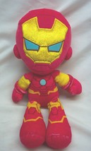 Avengers Big Headed Soft Iron Man Marvel Comics 9&quot; Plush Stuffed Animal Toy - £13.06 GBP
