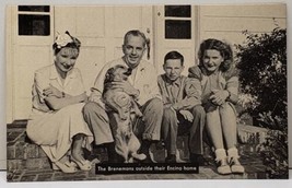 Tom Breneman, The Breneman&#39;s Outside their Enicho Home Photo Postcard C19 - $4.95