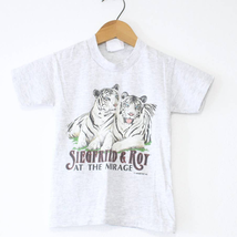 Vintage Kids Siegfried and Roy at the Mirage Las Vegas T Shirt XS - £21.65 GBP