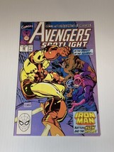 Avengers Spotlight #29 1990 Marvel Comics Ironman Klaw Wizard - $3.99