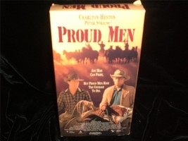 VHS Proud Men 1987  Charlton Heston, Peter Strauss. Alan Autry - $8.00