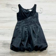 Jessica Simpson Womens Dress 10 Formal Black A-Line Poof Gathered Balloon Flair - £18.46 GBP