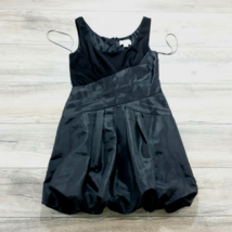 Jessica Simpson Womens Dress 10 Formal Black A-Line Poof Gathered Balloon Flair - £17.35 GBP