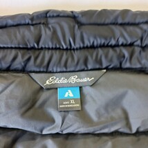 Eddie Bauer STONEWALL RANCH Mens XL Puffer Vest Goose Down Full Zip Pocket Black image 4