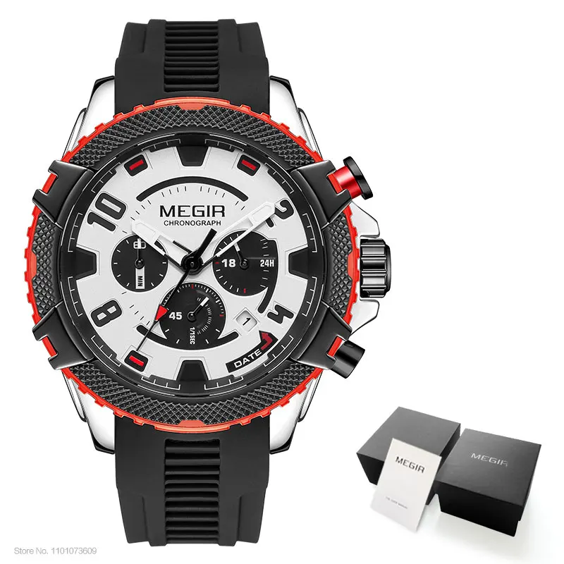 Watches for Men Fashion Military Sport Chronograph Quartz Waterproof Wri... - $46.79