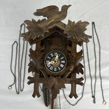 Vtg Black Forest West Germany Cuckoo Clock A Schneider Sohne Bird Door Untested - £165.90 GBP