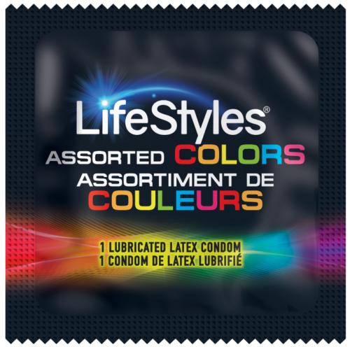 Lifestyles Assorted Colors Colored Bulk Condoms Choose Qty Fast Shipping - $4.95+