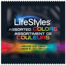 Lifestyles Assorted Colors Colored Bulk Condoms Choose Qty Fast Shipping - $4.95+