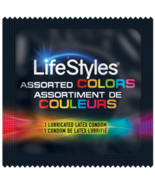 Lifestyles Assorted Colors Colored Bulk Condoms Choose Qty Fast Shipping - $6.72 CAD+