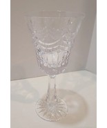 Signed FABERGE Lead Crystal Grand Palais Wine Glass Goblet Cut Clear - $50.72 CAD