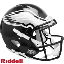 Philadelphia Eagles Helmet Riddell Authentic Full Size Speed Style On-Field Alte - $473.85 CAD