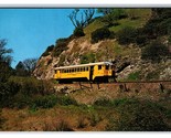 Skunk Train California Western Railroad Fort Bragg CA UNP Chrome Postcar... - $2.92