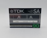 TDK SA 90 Min Type II Blank Audio Cassette Tape Vtg 80&#39;s New Sealed - $13.07