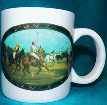 Vintage Limited Edition Ralph Lauren Polo Horses Equestrian Coffee Cup M... - £23.59 GBP