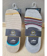 New 8 Pairs (2x4) GT by GOLDTOE Men&#39;s No-Show Socks Liner Size 6-12 No S... - $21.66 CAD