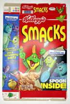 2002 Empty Smacks Monsters Inc Spoon Not Included 17.6OZ Cereal Box SKU ... - £14.83 GBP