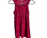 Faded Glory Dress Knee Length Girls XLG Red Tie Died Sleeveless Cover up - £7.22 GBP