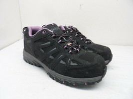 Dakota Women&#39;s Low-Cut Aluminum Toe CP Work Shoes 2003 Black/Purple Size 9.5M - £50.24 GBP