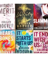 Colleen Hoover Paperback Novel Lot Of 6 Verity Slammed It Ends With Us D... - $41.01 CAD