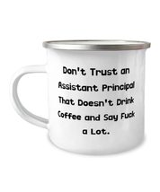 Cheap Assistant principal Gifts, Don&#39;t Trust an Assistant Principal That, Reusab - £15.62 GBP