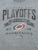 NHL Stanley Cup 2019 Hockey Playoffs Carolina Hurricanes LARGE TShirt - £15.43 GBP