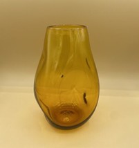 Vintage BLENKO Glass Indented Vase #921L Winslow Anderson READ - £67.66 GBP
