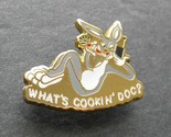 WHATS&#39;S COOKIN DOC BUGS RABBIT USAF AIR FORCE NOSE ART LAPEL PIN 1.25 IN... - £4.66 GBP