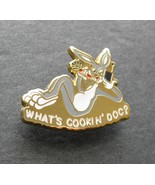 WHATS&#39;S COOKIN DOC BUGS RABBIT USAF AIR FORCE NOSE ART LAPEL PIN 1.25 IN... - $5.84