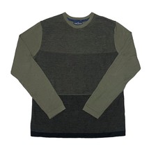Daniel Hechter Merino Wool Crewneck Sweater Textured Knit Gradient Green... - £24.97 GBP