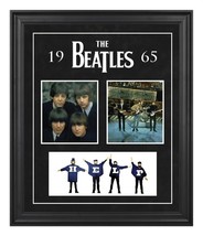 The Beatles con Cornice 20x27 1965 Foto Autorizzato Collage - £139.26 GBP