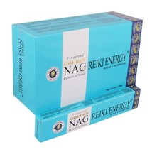 Vijayshree Golden Nag Reiki Energy Incense Sticks AGARBATTI Export Quality 180gm - £18.49 GBP