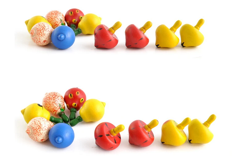 Free shipping New Cute Classic Toys Mini Spinning Wood Tops With Low Price For - £55.47 GBP