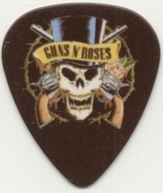 Guns N Roses Guitar Pick Hat and Skull Slash Two Sided 0.71m - $3.99