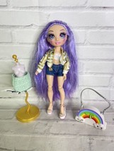 Rainbow High Violet Willows Cheer Fashion Doll With Outfit and Accessories - £10.43 GBP